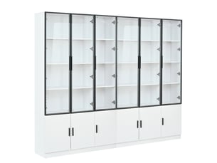 Vitrine coloris blanc  <strong></strong> <strong></strong> - x