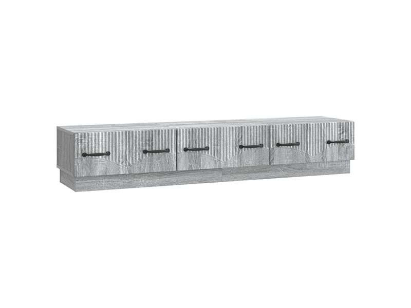  Meuble tv - banc tv - meuble de rangement sonoma gris 147 x 34,5 x 27 cm bois d'ingénierie  - Conforama A