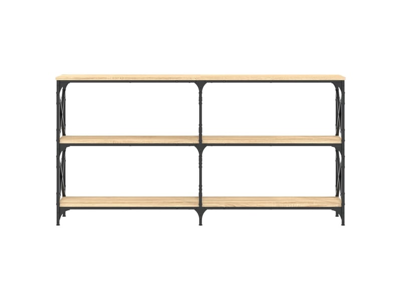 Table de chevet - table console chêne sonoma 156x28x80,5 cm bois d'ingénierie  - Conforama C