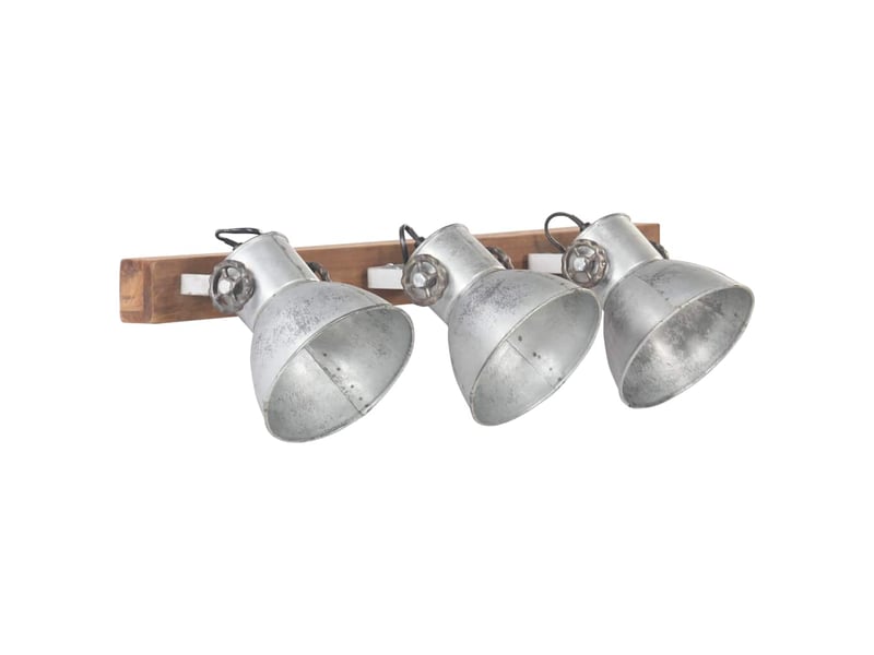  Lampe murale, applique murale industrielle argenté 65x25 cm e27  - Conforama A