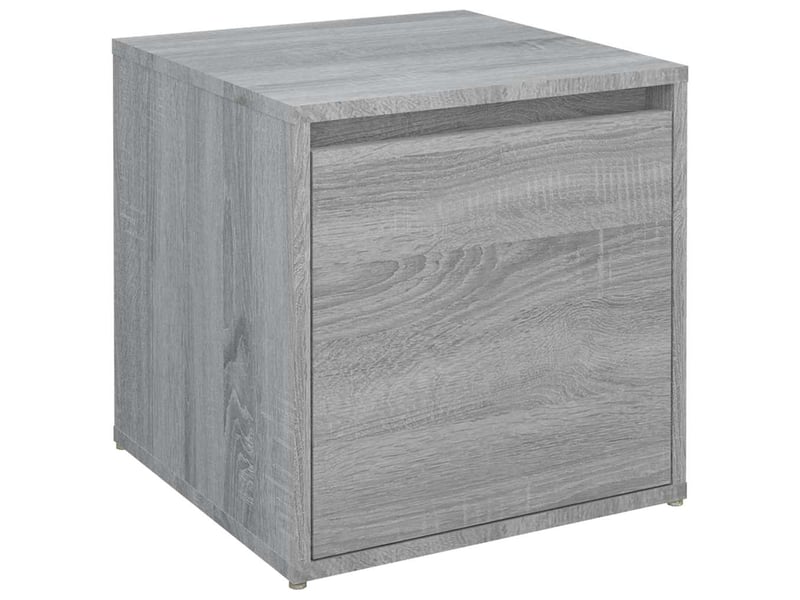  Boîte de rangement bureau sonoma gris 40,5x40x40 cm bois d'ingénierie  - Conforama A