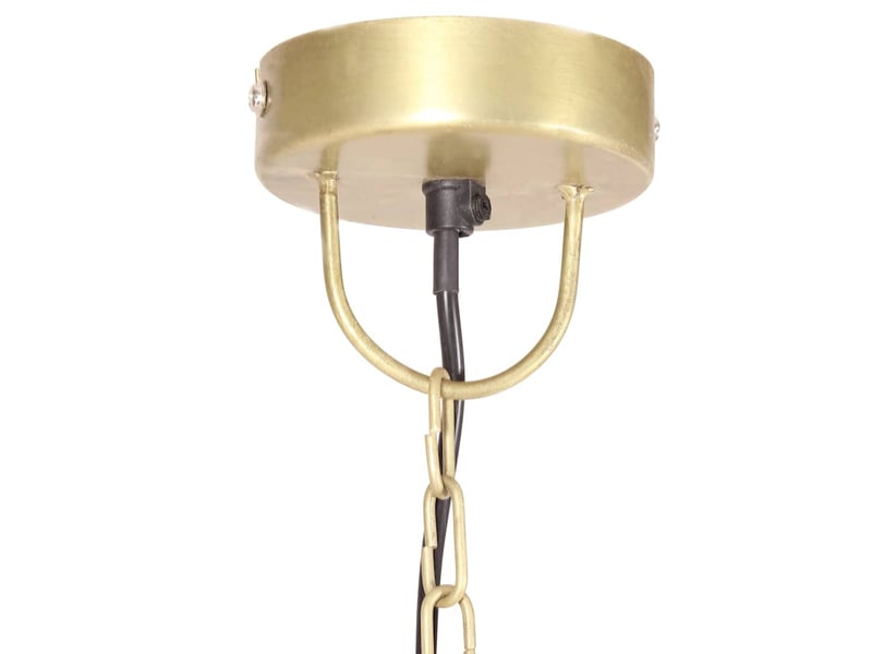 Lampe suspendue, suspension luminaire 25 w laiton rond 48 cm e27  - Conforama E