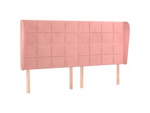 Tete de lit A poser largeur 163 cm rose