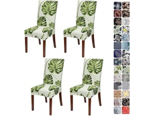 Housses de chaises universelles sont faciles à nettoyer et durables, convenant aux hôtels, aux maisons, aux restaurants et aux cuisines, multicolore
