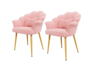 Fauteuil fixe MODFU Polyester rose vendu Par paire