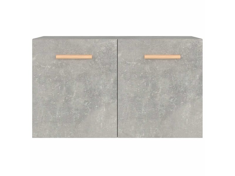  Armoire murale salon gris béton 60x36,5x35cm bois d'ingénierie shl2303  - Conforama E