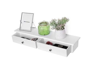 Etagère 15 cm coloris blanc <strong>SANS MARQUE</strong> <strong></strong>