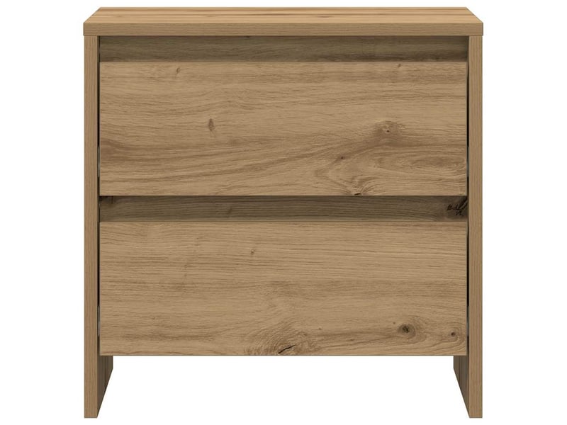  Table de chevet - cabinet de chevet - table de nuit chêne artisanal 45 x 34 x 44,5 cm  - Conforama E
