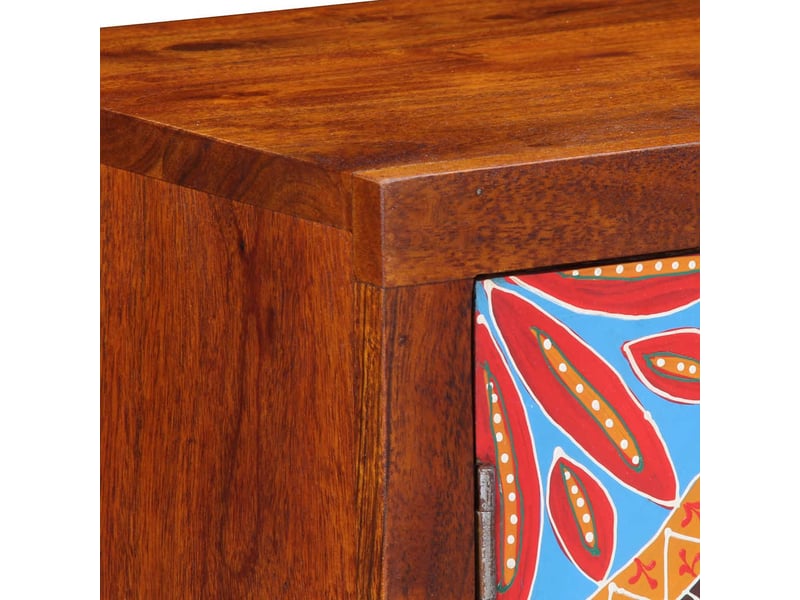 Lot de 2 table de chevet - cabinet de chevet - table de nuit 40x30x45 cm bois d'acacia massif - Conforama D