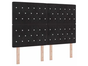 Tete de lit A poser largeur 144 cm   noir