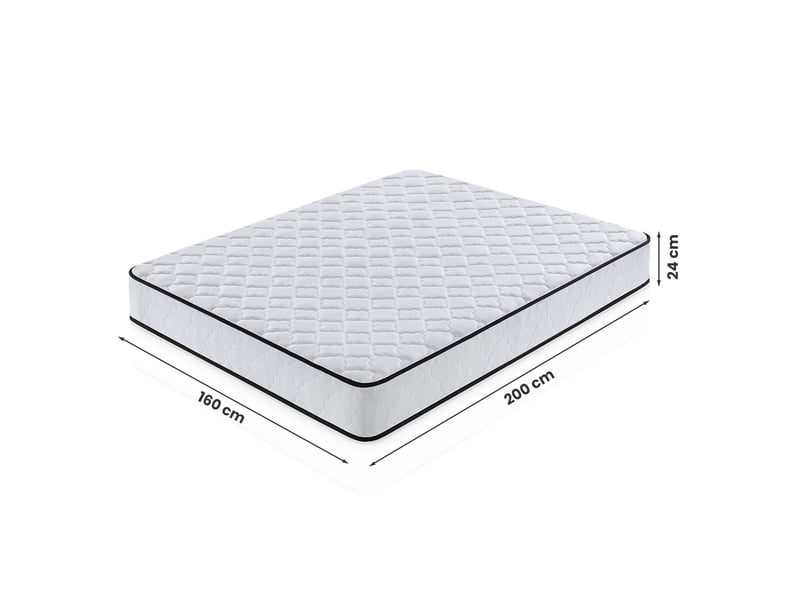  Matelas à ressorts ensachés 7 zones avec protège-matelas h3 160x200 cm  - Conforama C