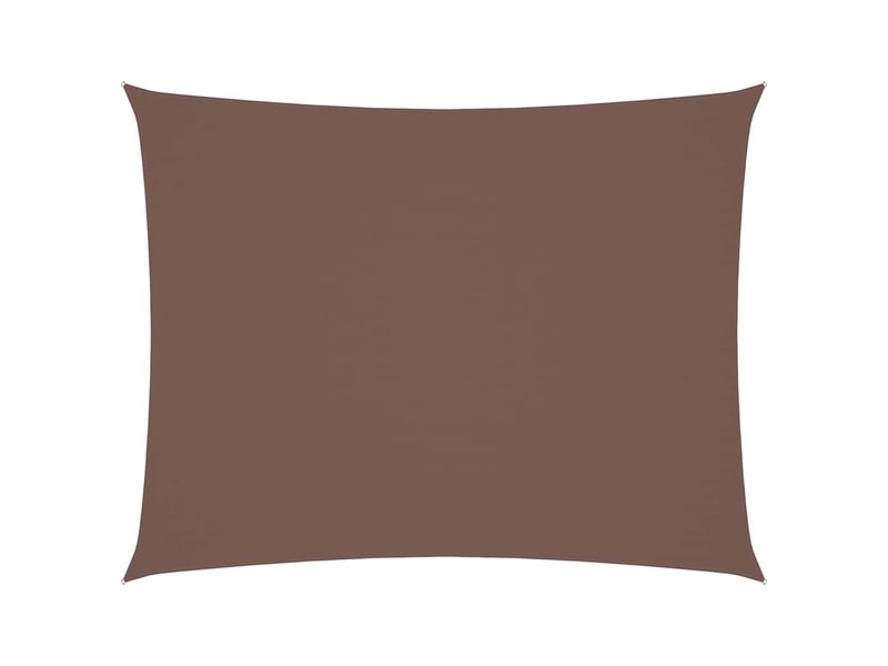  Voile de parasol - voile d'ombrage tissu oxford rectangulaire 3x4,5 m marron  - Conforama A