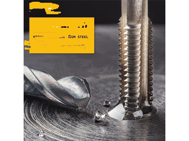 Coffret tarauds et filières 40 pièces m3-m12 kit de taraudage et filetage  - Conforama D