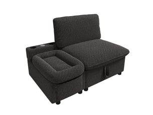 Fauteuil fixe  OPULERANE TRADING LTD Tissu gris