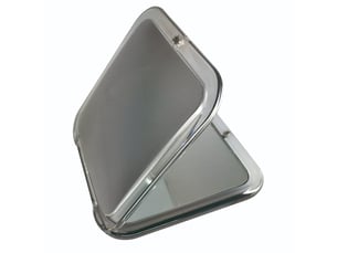 Miroir sac carré grossissant x5