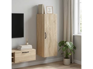 Armoire     <strong></strong> <strong></strong> coloris beige largeur 33 cm