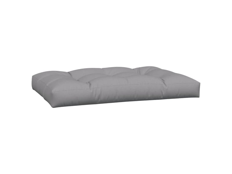  Lot de 2 coussins de palette, coussins de canapé gris tissu cf59537  - Conforama D