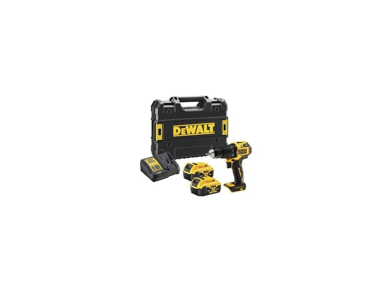  Perceuse visseuse a percussion sans fil 18v 13 mm brushless 2 vitesses avec 2 batteries 4ah kit DEW5035048849675 - Conforama A