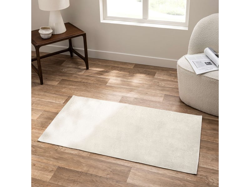  Tapis frisé uni belluni 60x110cm naturel  - Conforama D