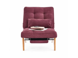 Pouf / repose pied <strong></strong> <strong></strong> rouge