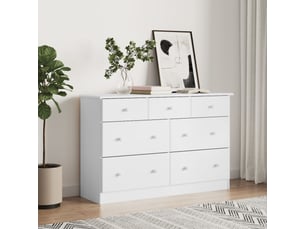 Commode 1 tiroir(s)    <strong></strong> <strong></strong> coloris blanc largeur 112 cm