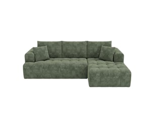 Canapé d'angle compressé gauche fixe <strong>BIQZUYA</strong> <strong></strong> 3 places Tissu