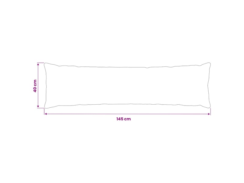  Lot de 2 housses de coussin heerlen anthracite 40 x 145 cm cf49047  - Conforama E