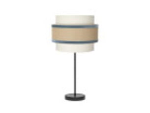 Lampe à poser fabrilamp cornalina beigebleu 1 x e27 64 x 30 x 30 cm