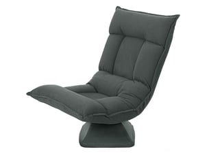 Fauteuil relax manuel pivotant  MAISENTIEL  Polyester gris vendu A l'unité
