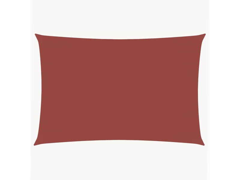  Voile de parasol - voile d'ombrage tissu oxford rectangulaire 2x5 m terre cuite  - Conforama A
