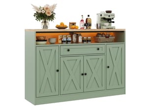 Buffet 4 porte(s) 1 tiroir(s) REDOM - 140 cm coloris vert