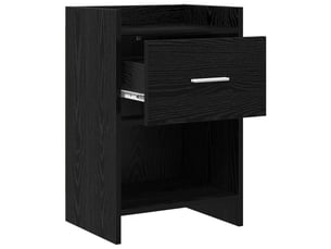 Tables de chevet - cabinet de chevet - table de nuit 2 pc chêne noir 40 x 30 x 60 cm