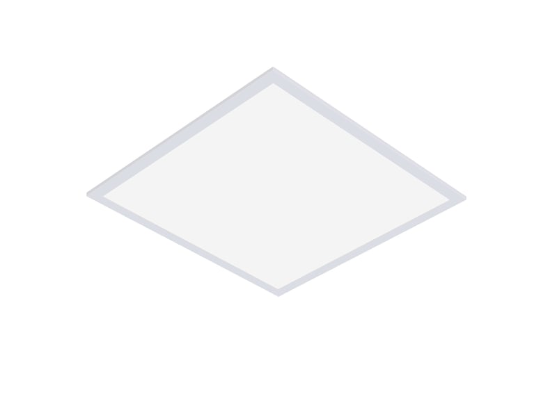  Zmh plafonnier led 13.5w blanc plafonnier moderne 45x45 cm intensité variable pour salon  - Conforama A