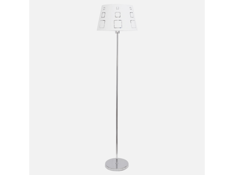  Lampadaire fabrilamp celaya e27 coloris pie de salon celaya 1xe27 blanc 166 x 40 x 40 cm 122141001 - Conforama E