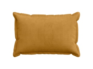Lot de 6 housses de coussin houten jaune 40 x 60 cm velours côtelé cf49838
