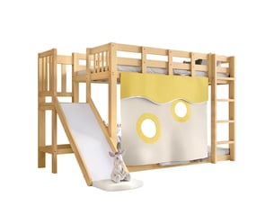 Lit superposé 90x200 cm BEAOK   coloris jaune