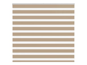Store zèbre, store de fenêtre marron sable largeur du tissu 150,9 cm polyester cf48790