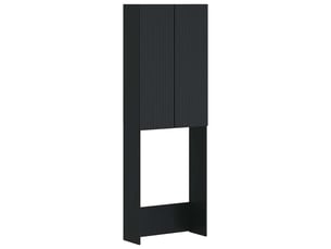 Armoire de toilette arnhem noir 66x25.5x190 cm