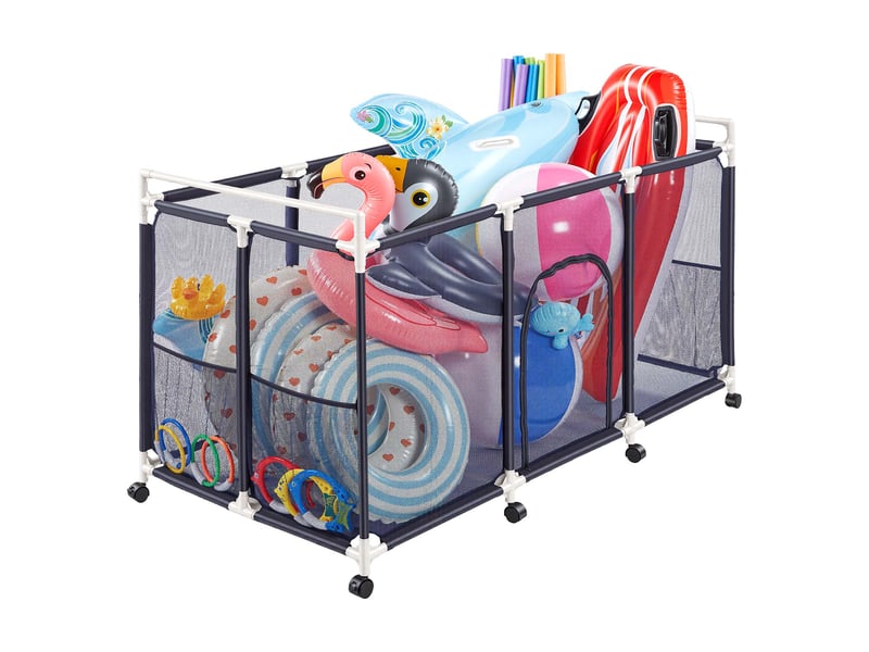  Vevor panier rangement flotteur piscine stockage bouée 159x81,5x91,5cm tube pvc  - Conforama A