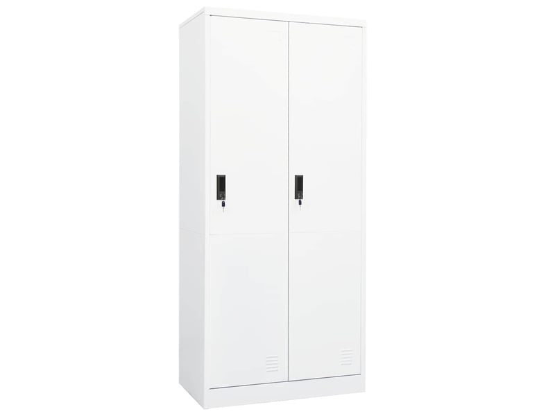  Garde-robe chambre, armoire de rangement blanc 80x50x180 cm acier  - Conforama B