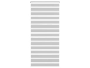 Store zèbre, store de fenêtre gris clair largeur du tissu 110,9 cm polyester cf48446
