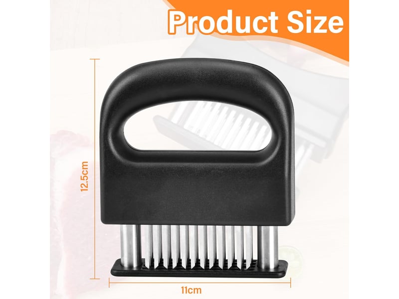  Attendrisseur de professionnel 48 attendrisseur à lame d'aiguille ultra pointue en acier inoxydable outil d’attendrisseur d’aiguilles de viande  - Conforama C