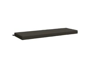 Coussin de banc, coussin d'assise, coussin de canapé soest 100 % polyester anthracite cf52982