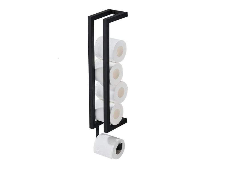  Porte-papier toilette, support de rangement pour papier toilette, porte-papier toilette mural en acier inoxydable  - Conforama A