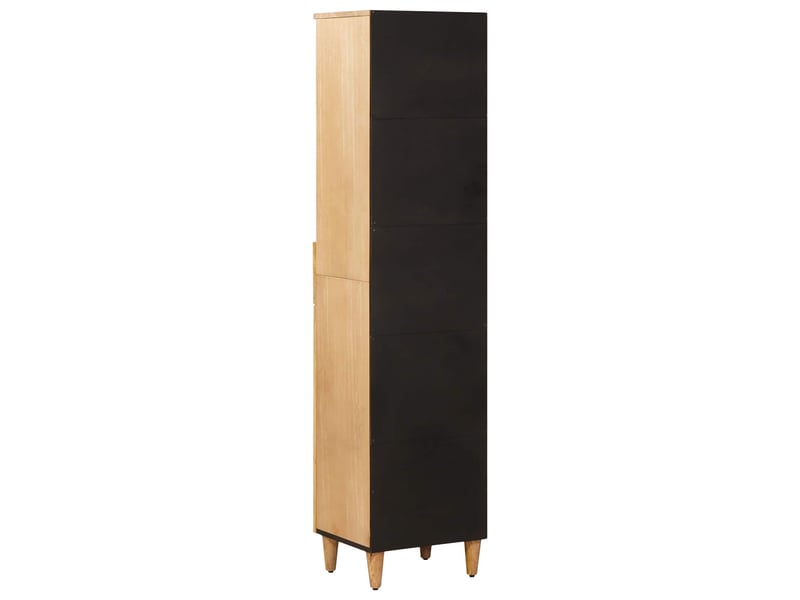  Cabinet de salle de bain, armoire salle de bain marron 38 x 33,5 x 160 cm cf65380  - Conforama E