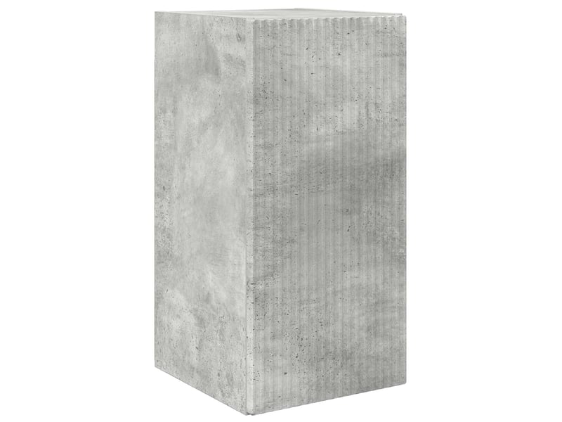  Ensemble de meuble tv - banc tv - meuble de rangement mural 4 pcs gris béton bois d'ingénierie  - Conforama E