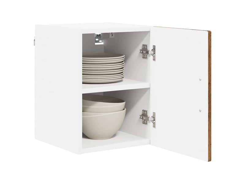  Meuble mural de cuisine, armoire de cuisine bois ancien 30x31x40cm  - Conforama C