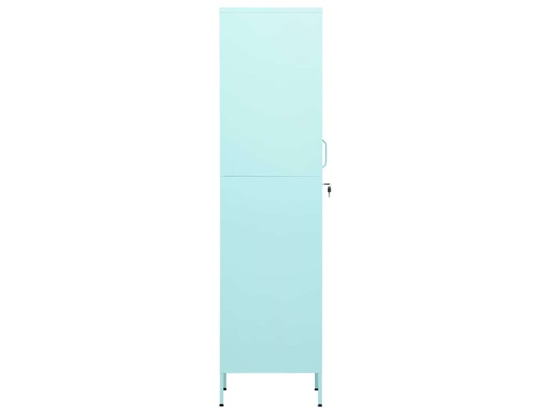  Armoire à casier, rangement de bureau vert menthe 35x46x180 cm acier  - Conforama D