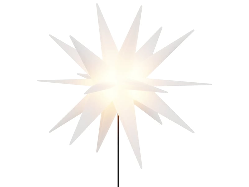  Lumières de noël avec piquets 3 pcs led pliable blanc 57 cm  - Conforama E