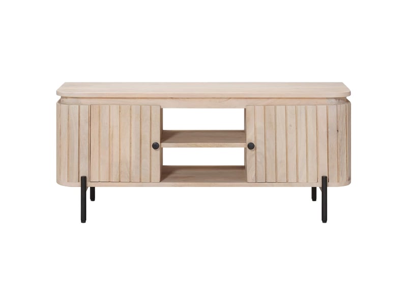  Meuble tv - banc tv - meuble de rangement avec étagère avec stockage 105 x 30 x 45 cm  - Conforama E